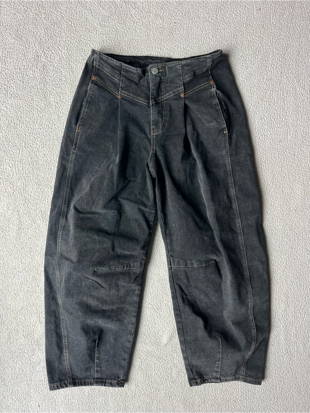 BLANKNYC The Bowery Black Barrel Leg Jeans Womens 27